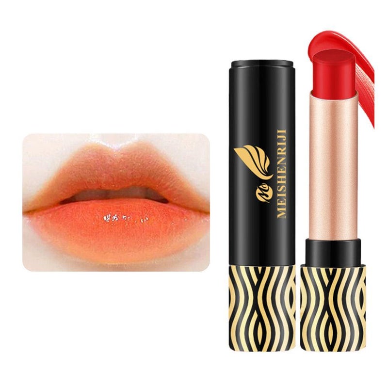 Carotene-infused red cherry color-changing lip balm, moisturizing, long-lasting, color-changing lipstick/lip balm.
